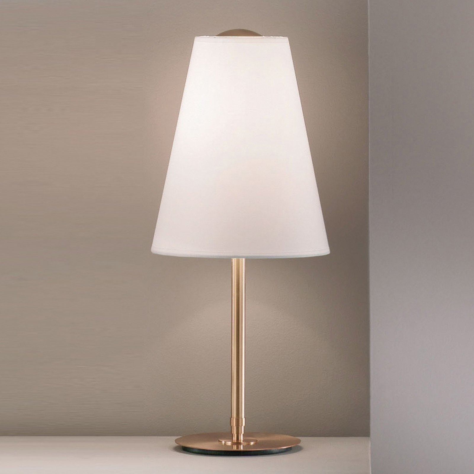 Bordlampe Clemo høyde 60 cm gull