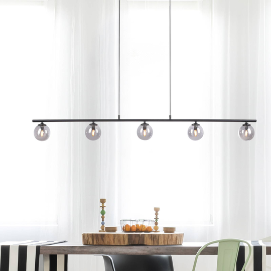 Paul Neuhaus Window LED-pendellampe med glasskuler