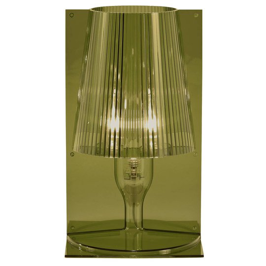Kartell Take designer-bordlampe, olivengrønn