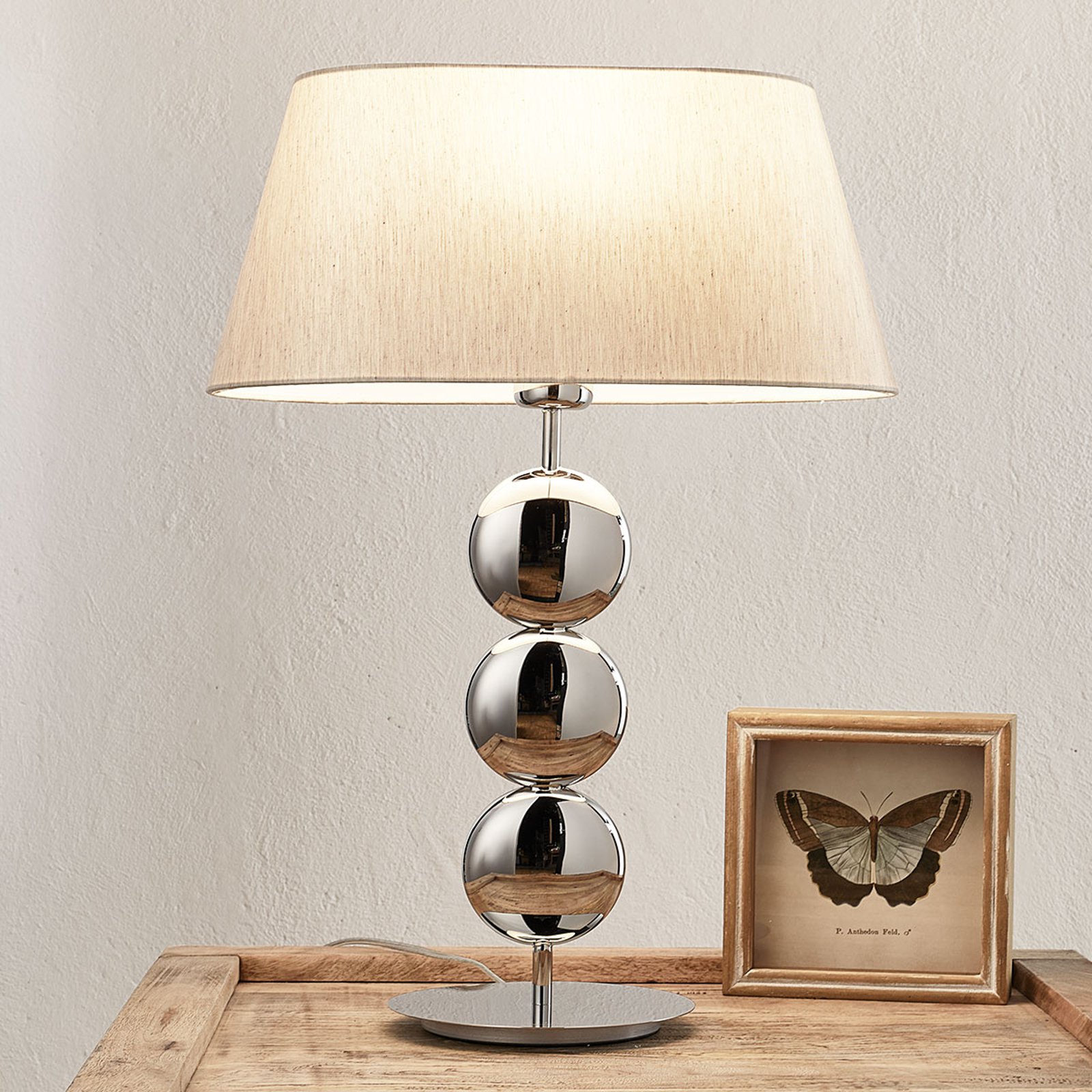 Villeroy & Boch Sofia - bordlampe, fot sølv