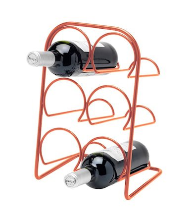 Pisa Vinstativ 6 flasker Kobber