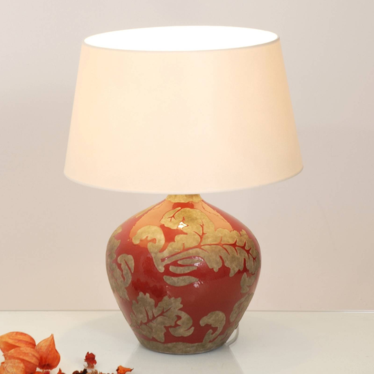 Toulouse bordlampe rød-slam