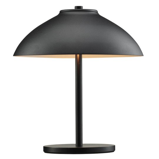 Bordlampe Vali, høyde 25,8 cm, svart