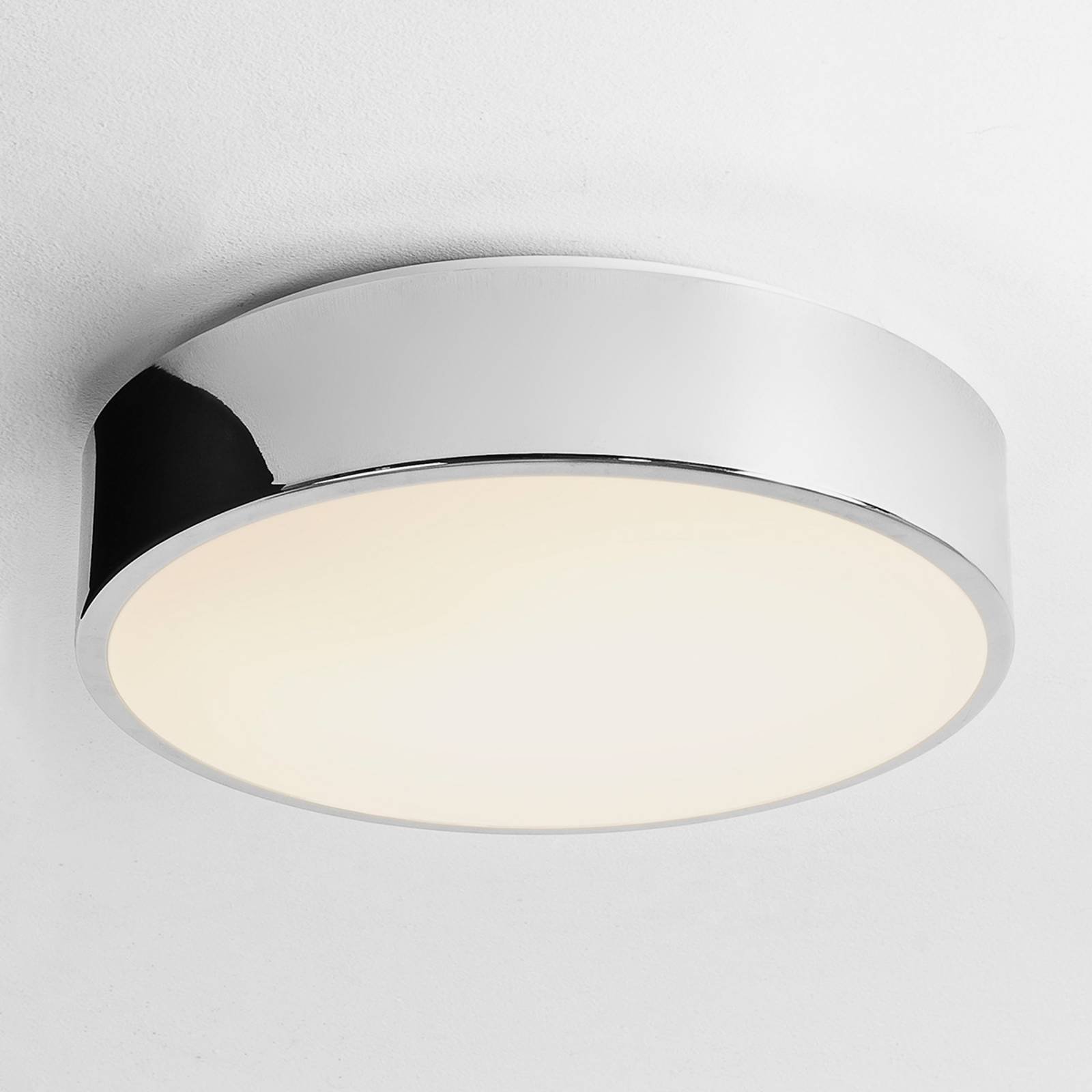 Astro Mallon LED-taklampe, Ø 33 cm, krom
