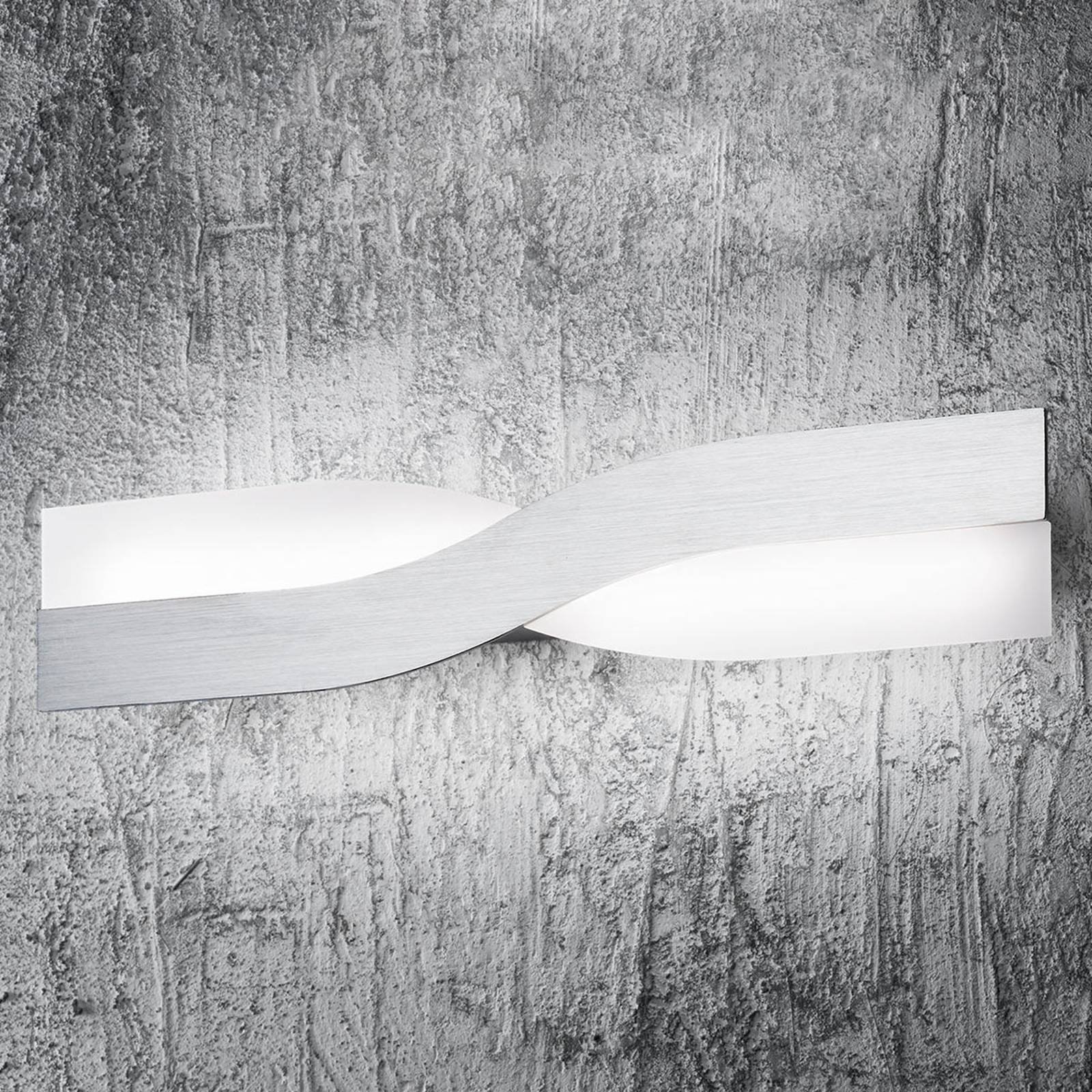 LED-vegglampe Riace, 50 cm aluminium
