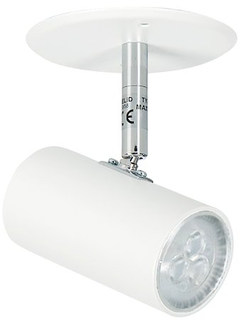 Tyson Enkelspot Matthvit LED 5 W GU10