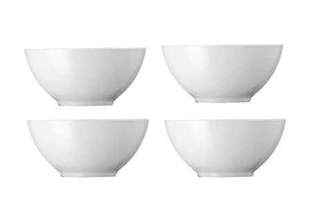 Loft hvit skål Ø 15 cm 4-pakning