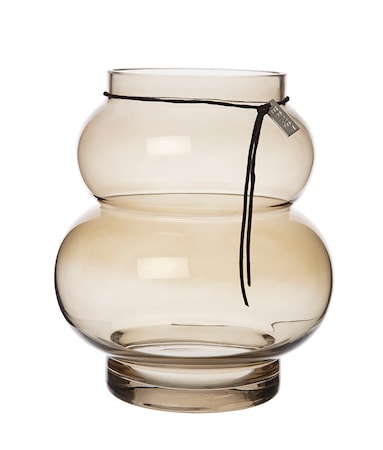 Glassvase Kastanje d12xh21,5 cm