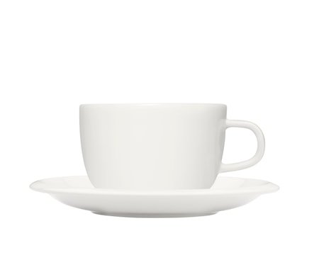 Raami Kaffekopp m/fat Hvit