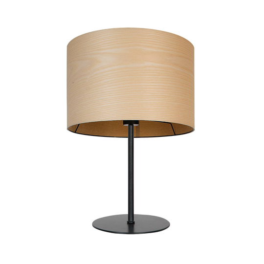 Envolight Veneer bordlampe hvitt asketre Ø 17,5 cm