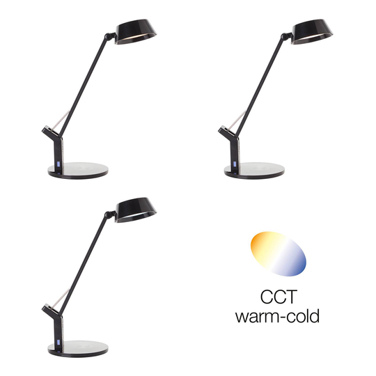 Kaila LED-skrivebordslampe, svart