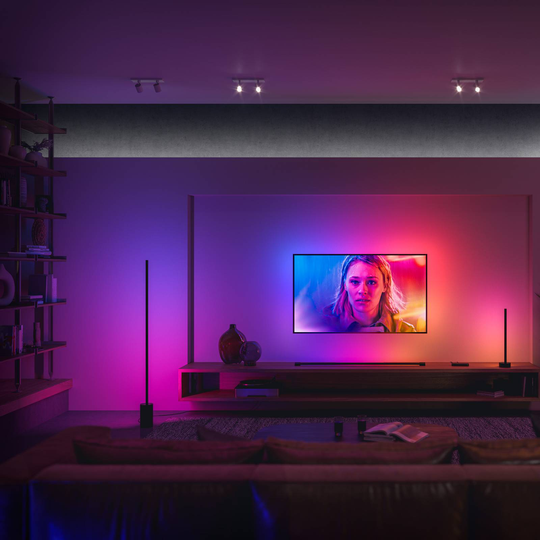 Philips Hue Gradient Signe LED-bordlampe svart