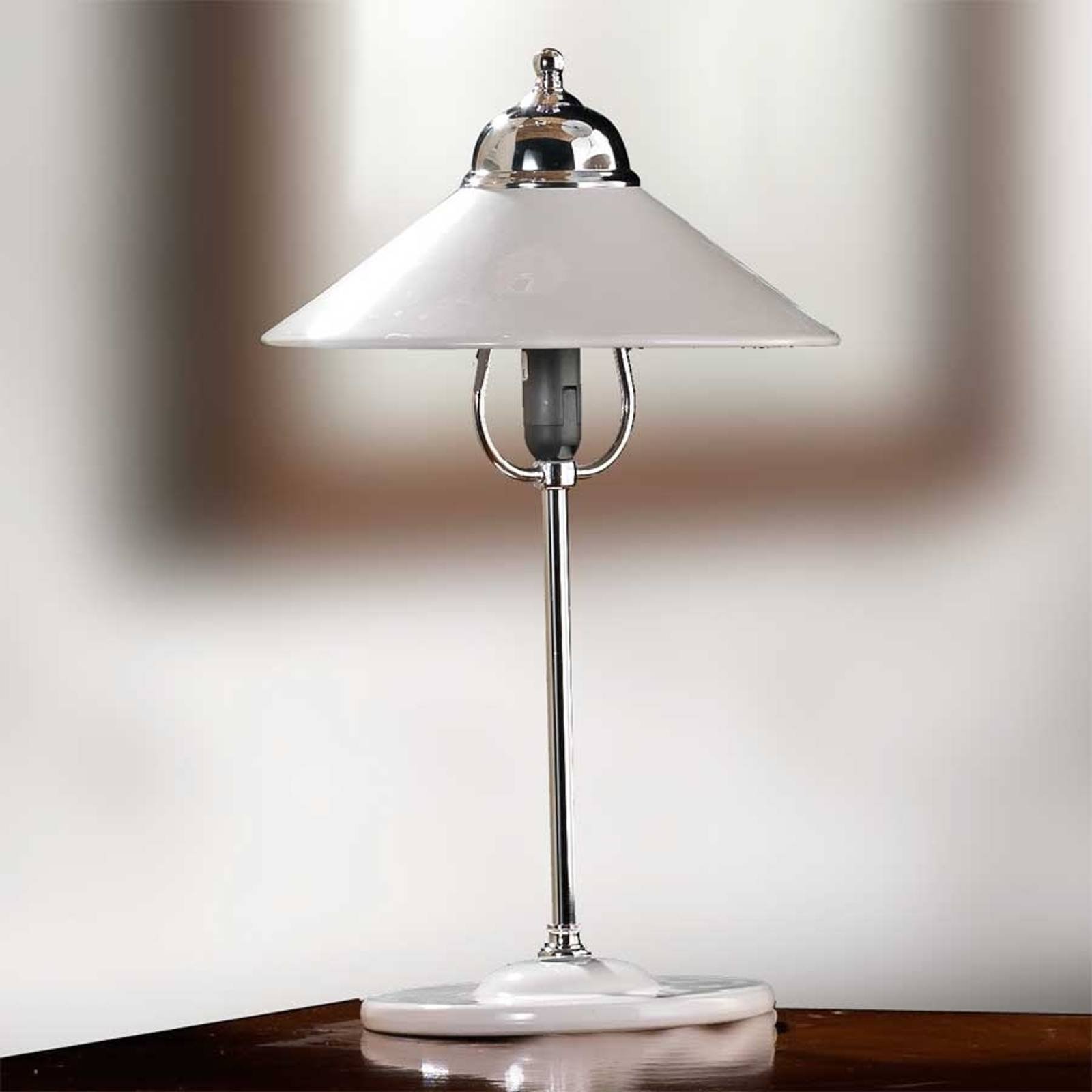 GIACOMO bordlampe med keramikkskjerm
