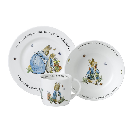 Wedgwood Peter Rabbit Barneservise 3 pk