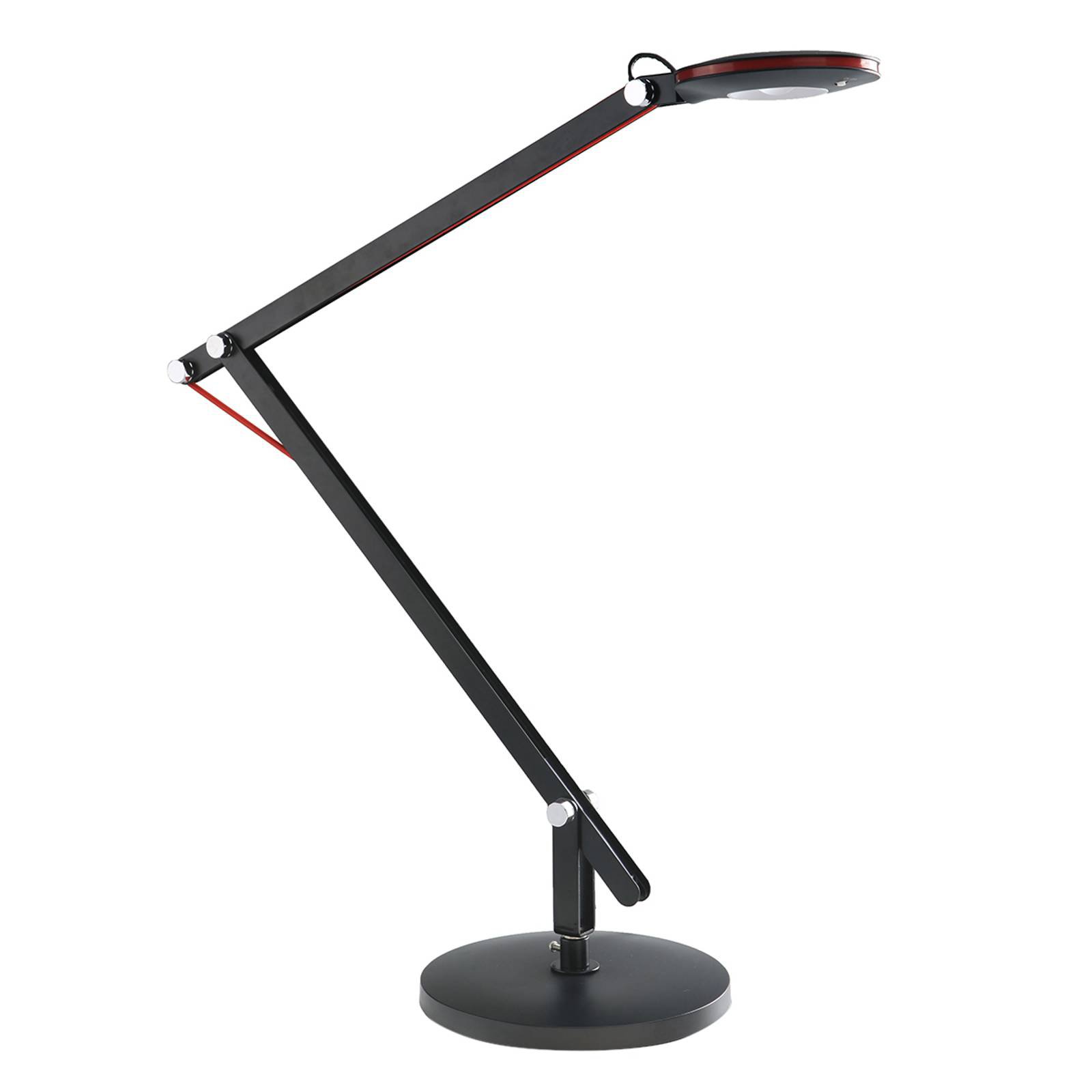 Cosmos svart LED-skrivebordslampe
