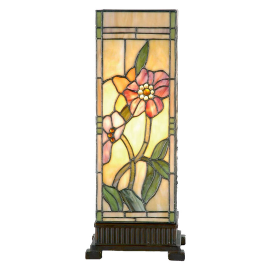 Nydelig stormlampe Shirley i Tiffany-stil