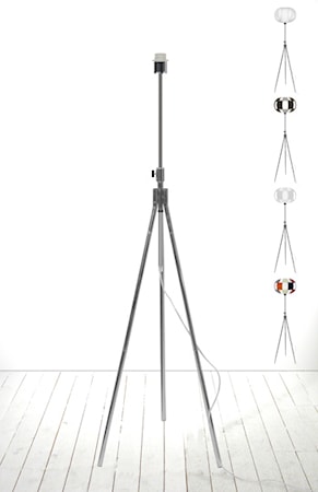 Gulvlampe Tripod Krom
