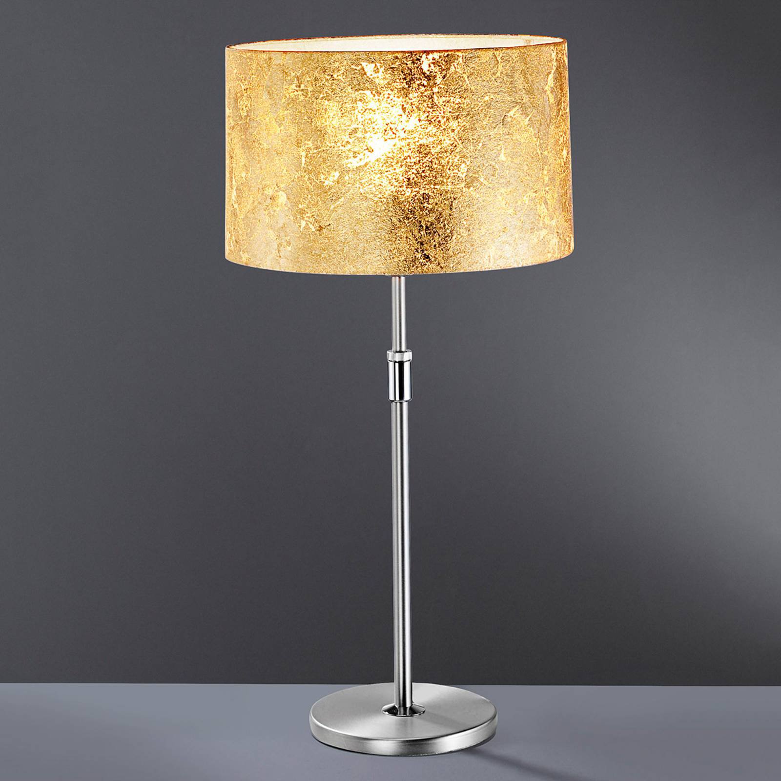 Bordlampe Alea Loop med belegg av bladgull