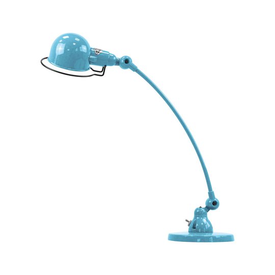 Jieldé Signal SIC400 bordlampe, fot 1 arm blå