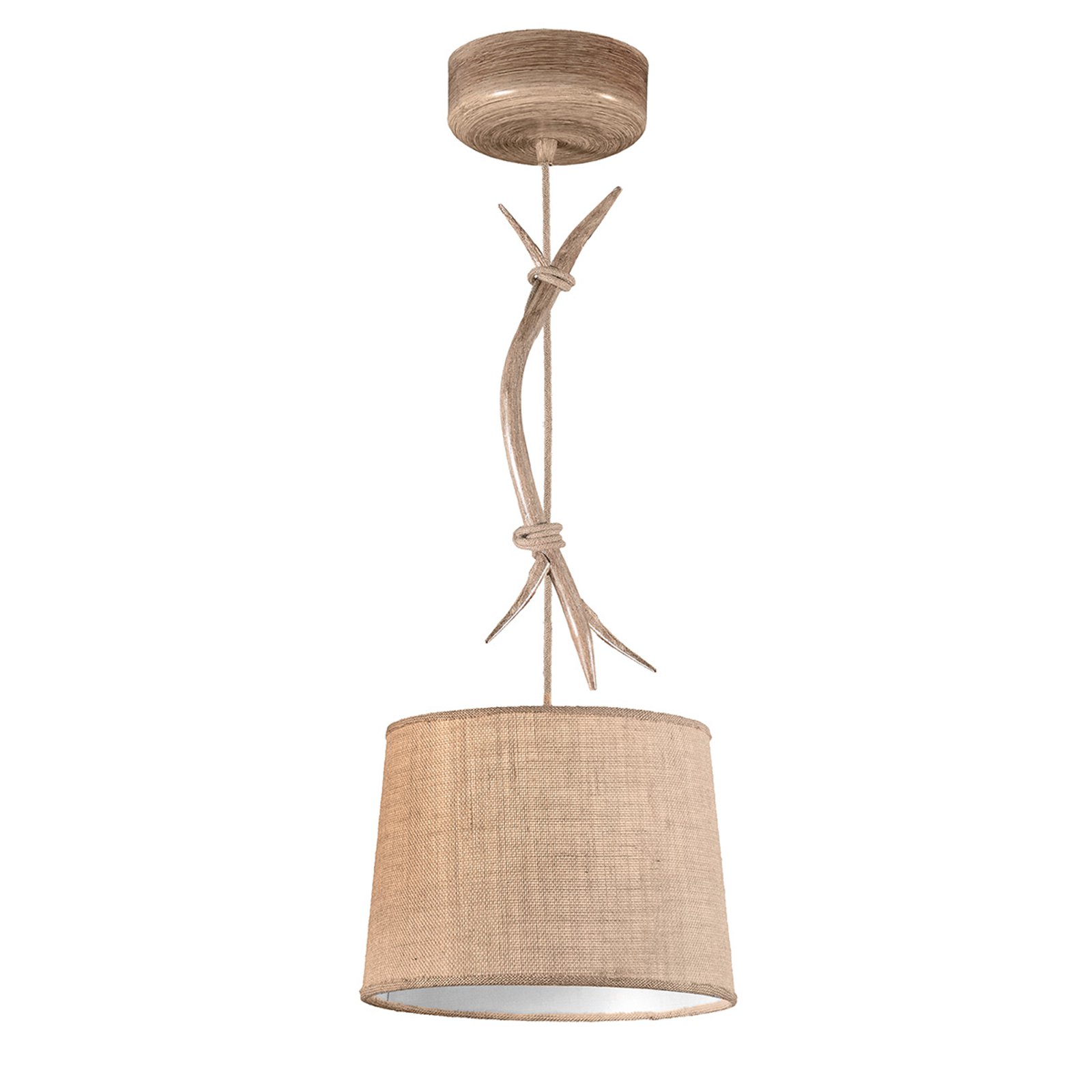 Sabina hengelampe tekstilskjerm, 1 lyskilde, 30 cm