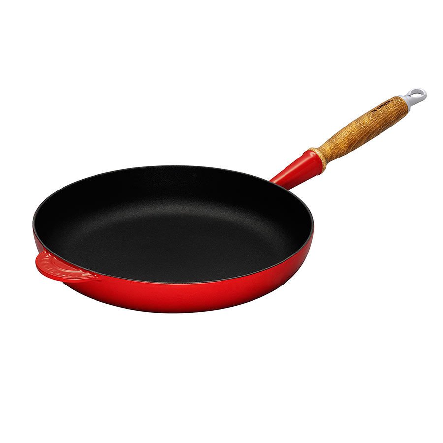 Le Creuset Cerise Støperjernssautepanne 28cm