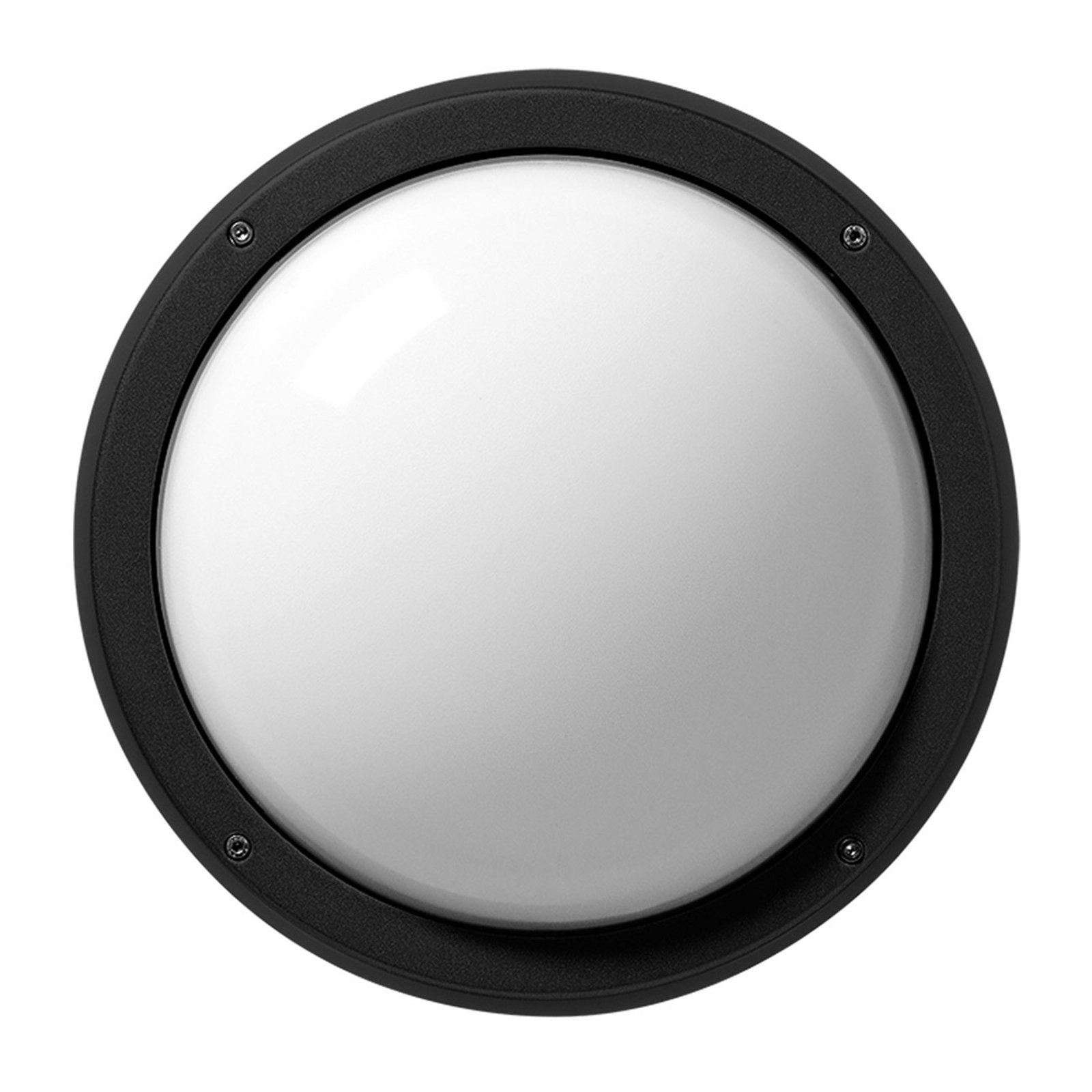 LED-vegglampe Eko+26 LED, 3 000 K, antrasitt