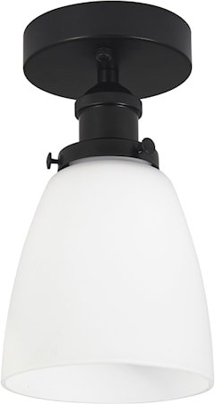 Kappa Taklampe Svart Opal 14cm