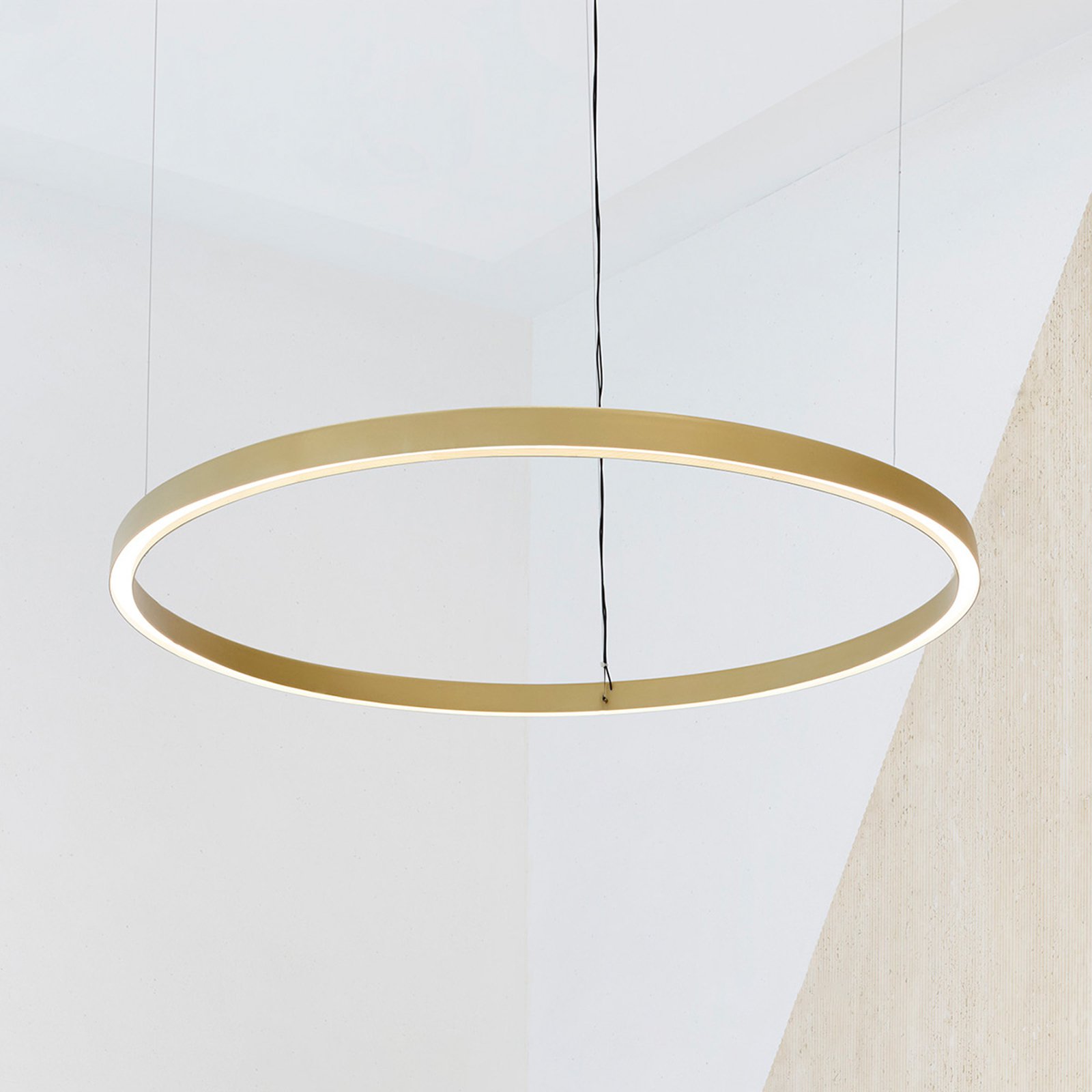 Luceplan Compendium Circle 110 cm, messing