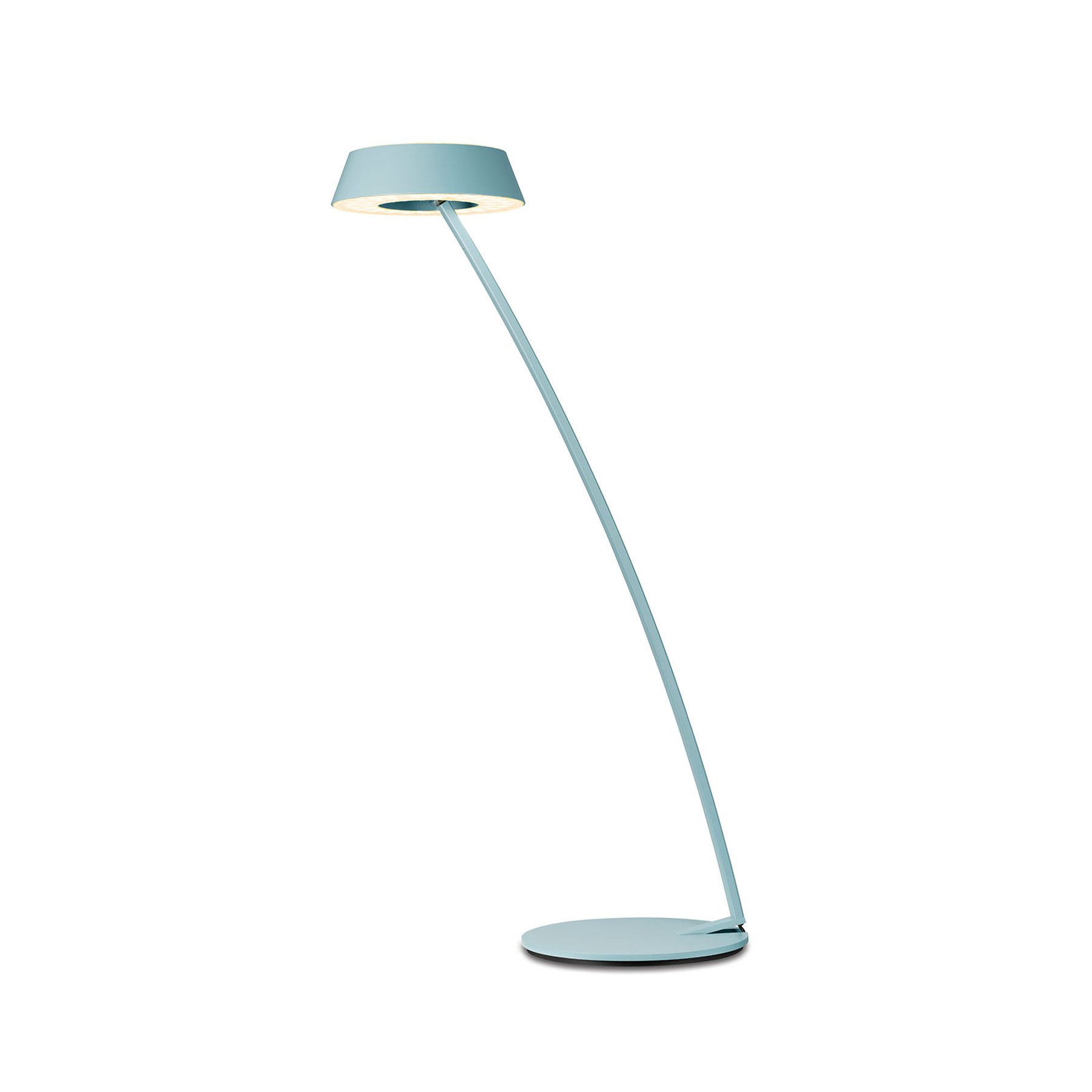 OLIGO Glance LED-bordlampe bøyd, marineblå