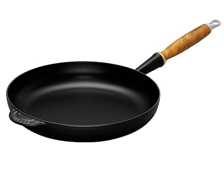 Stekepanne med trähandtag 28 cm Matte Black