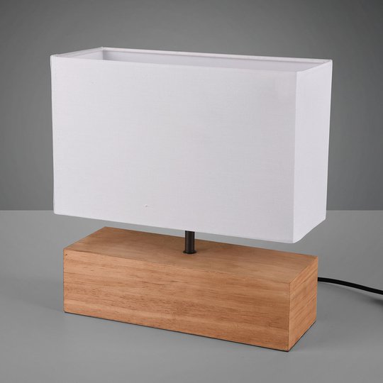 Bordlampe Woody med trefot, 30 x 12 cm