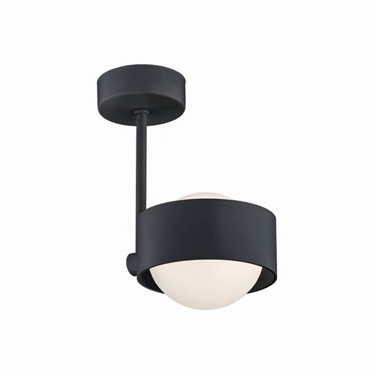 Taklampe Mado av stål, svart, 1 lyskilde