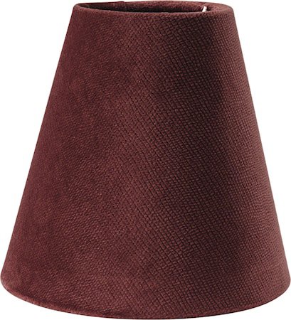 Toppringskjerm E14 Studio Vinrød 15 cm