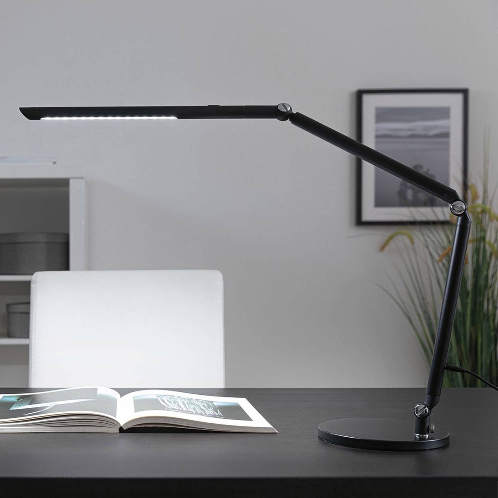 Paulmann FlexBar LED-skrivebordslampe svart
