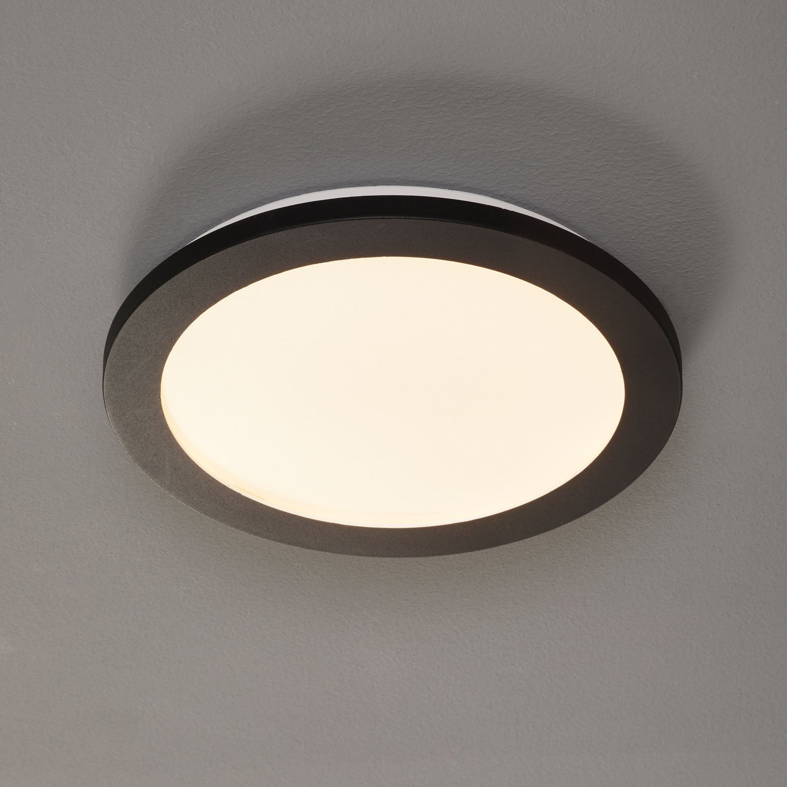 LED-taklampe Camillus, rund, Ø 26 cm