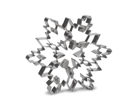 Pepperkakeform snøflak stål - 19 cm