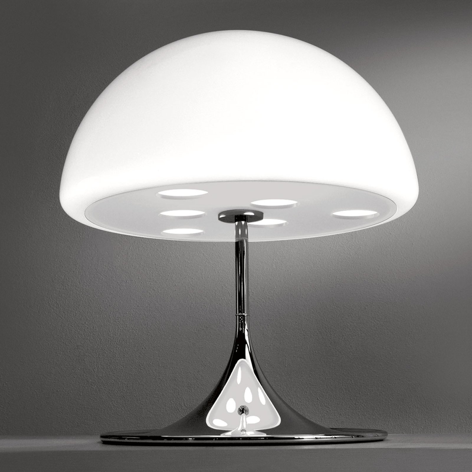 Martinelli Luce Mico – bordlampe 60 cm, hvit