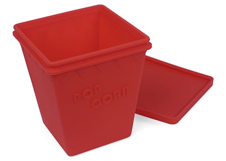Popcorn boks, rød