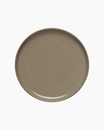 Oiva Tallerken Brun 13,5 cm