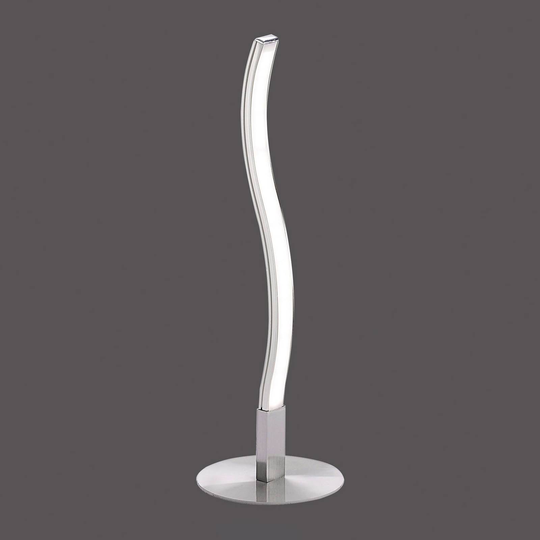 LED-bordlampe Wave, stål