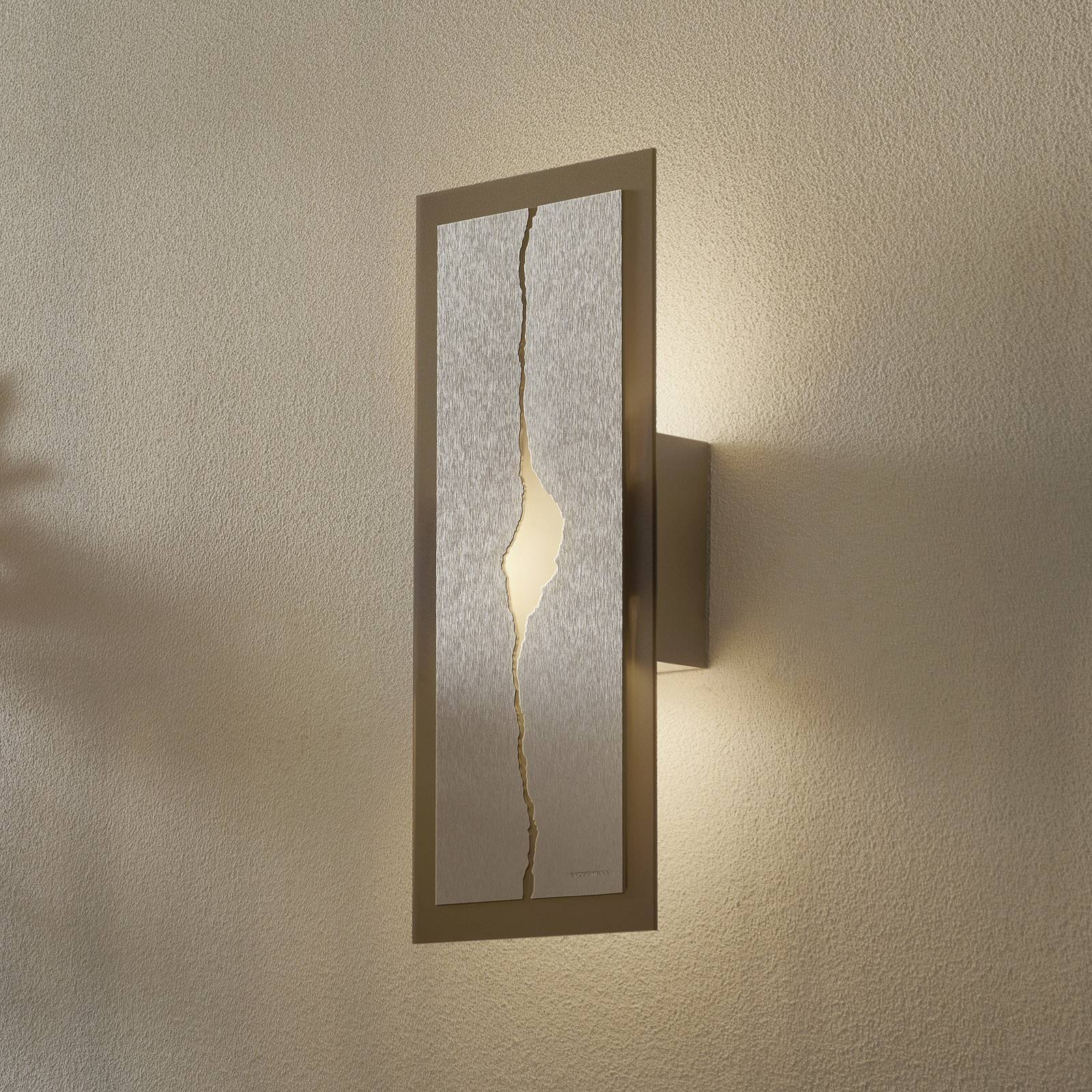 GROSSMANN Canyon LED-vegglampe, 42 x 18 cm