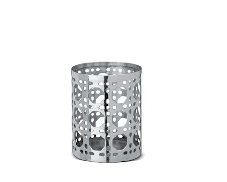 Cane Lyslykt Forniklet Messing 7 cm