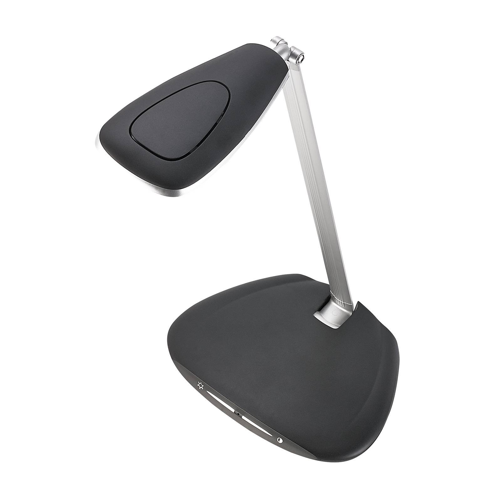 LED-bordlampe 9218 med 4-lystrinn, svart