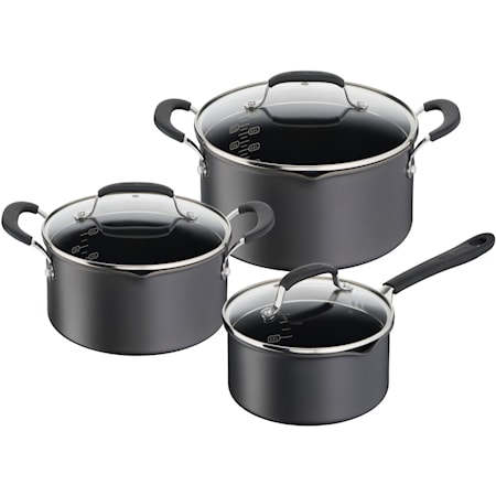 Jamie Oliver Quick & Easy Grytesett 6 deler Hard Anodisert