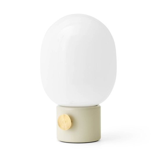 Menu JWDA LED-bordlampe av stål, alabast