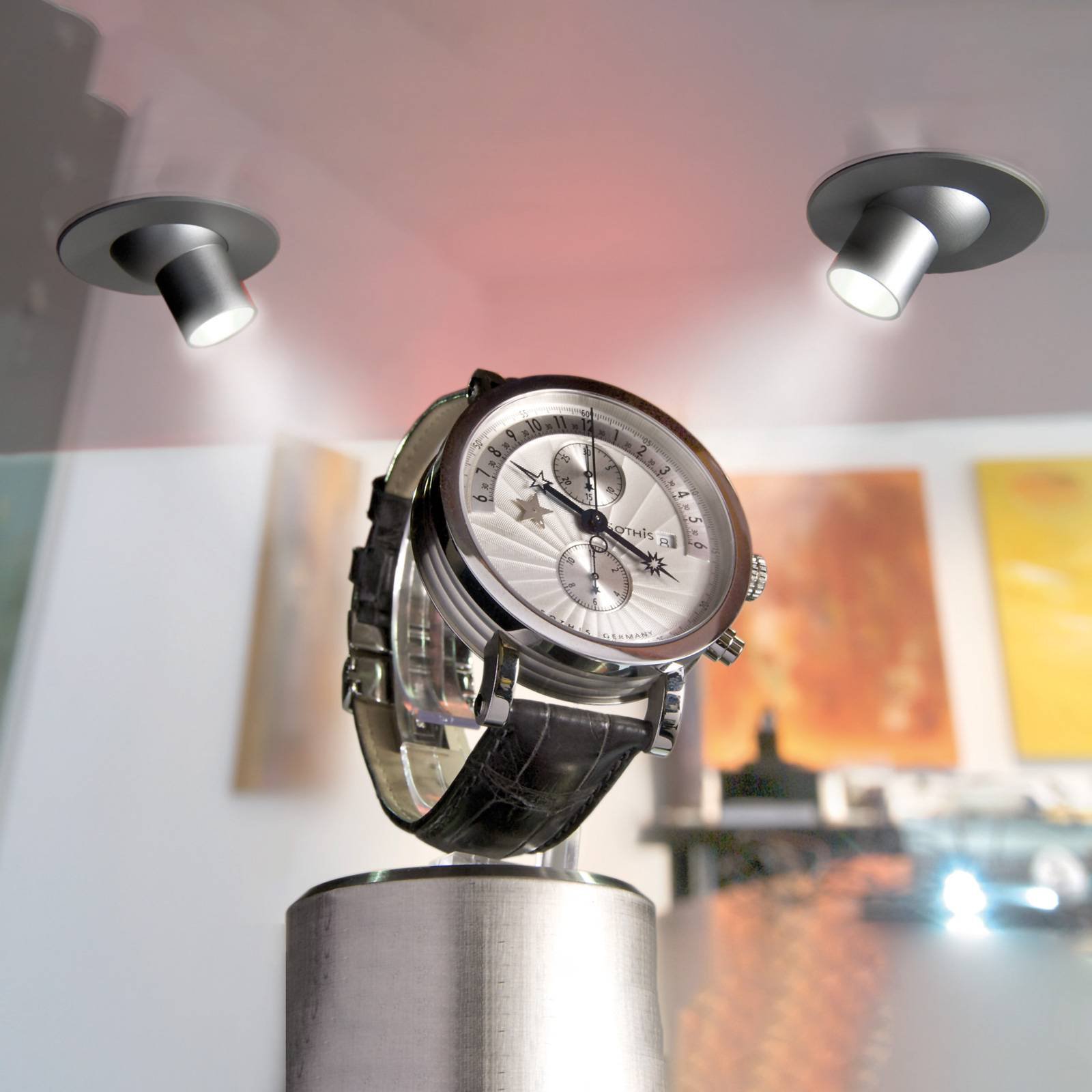 LED Eye 25S innfellingslampe, svart