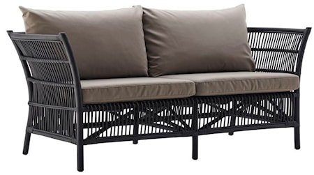 Donatello sofa - Svart, inklusive dynor