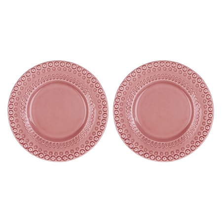 DAISY Desserttallerken Rose 22 cm 2-pakning
