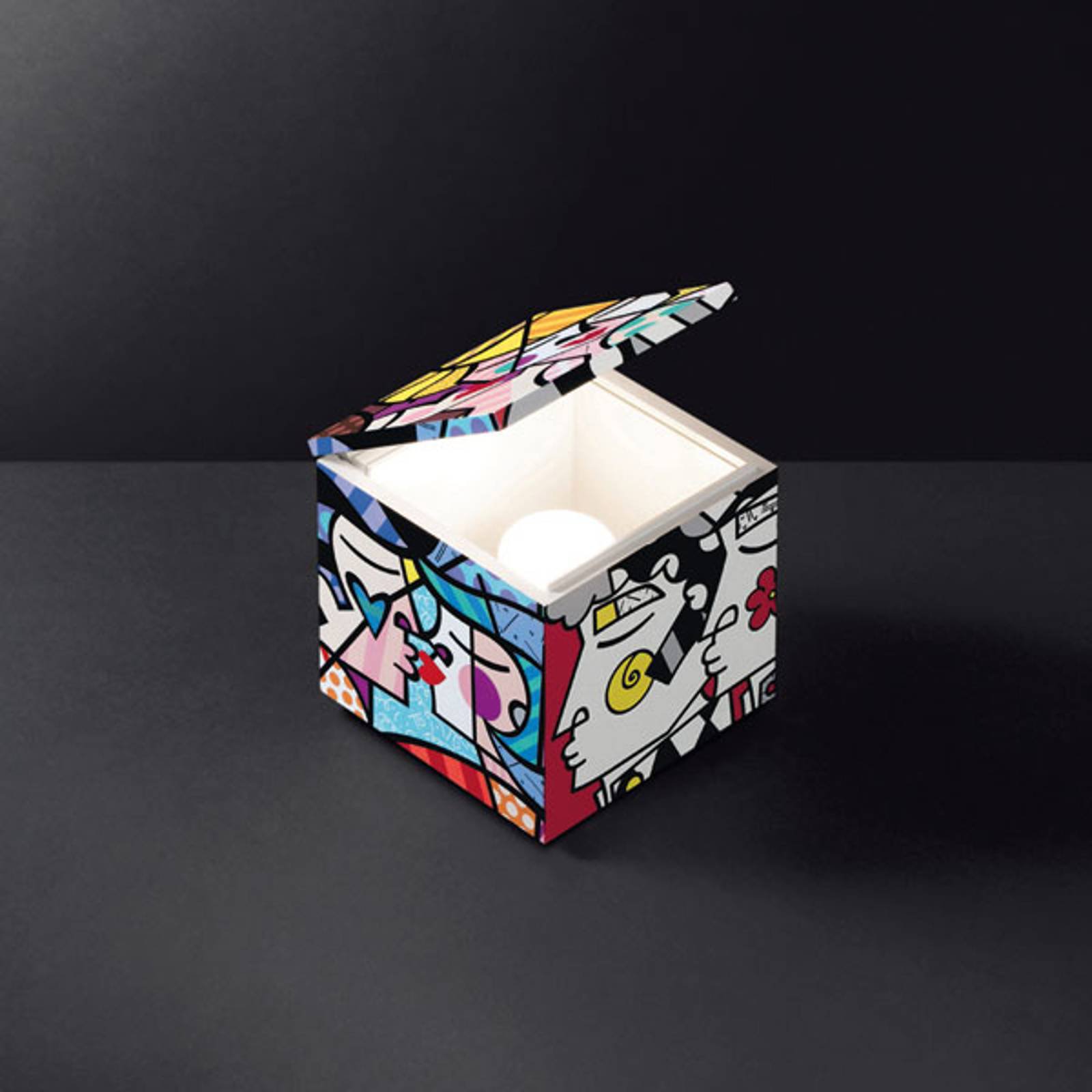Cini&Nils Cuboluce LED-bordlampe Britto people