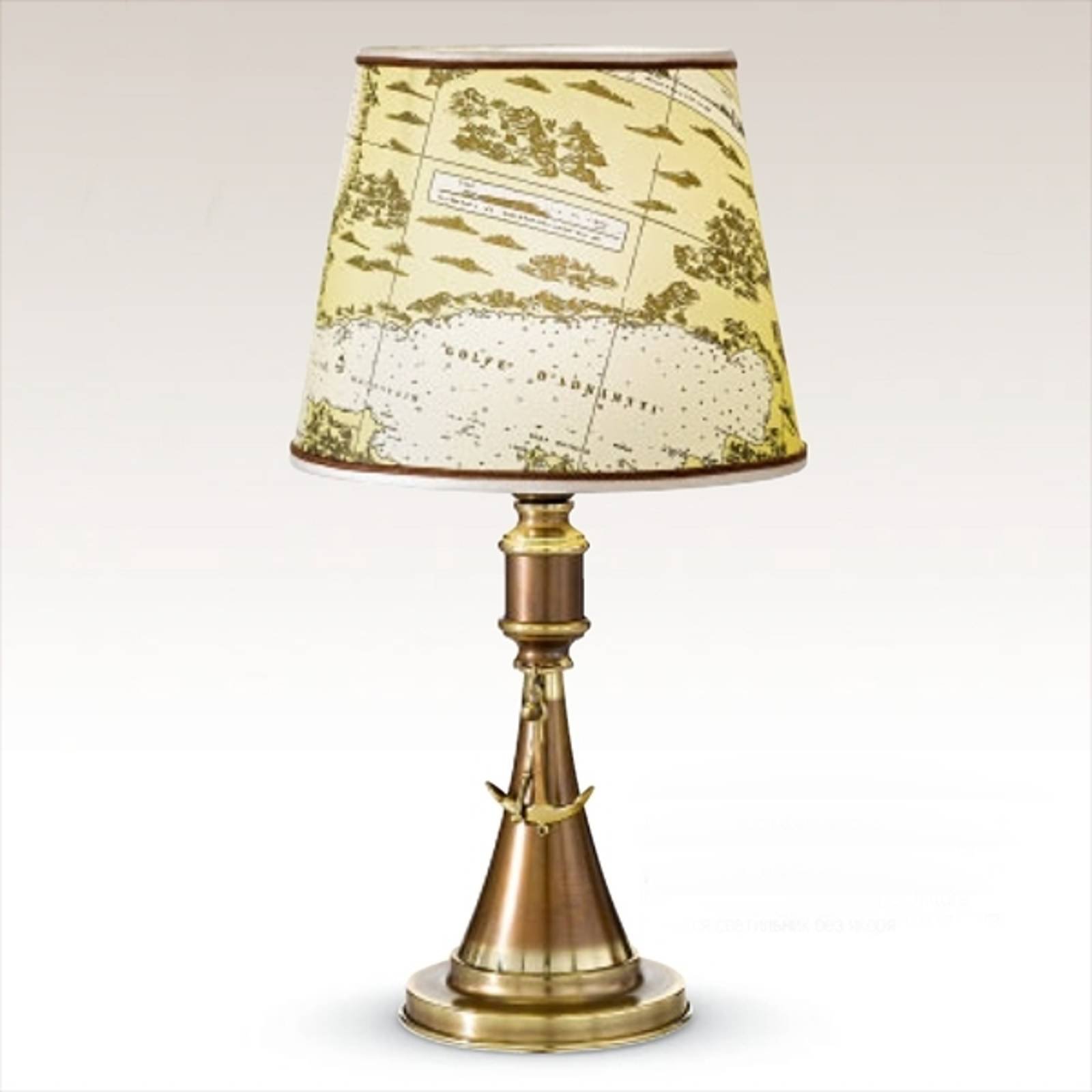 Bordlampe Laguna, maritimt design 48 cm